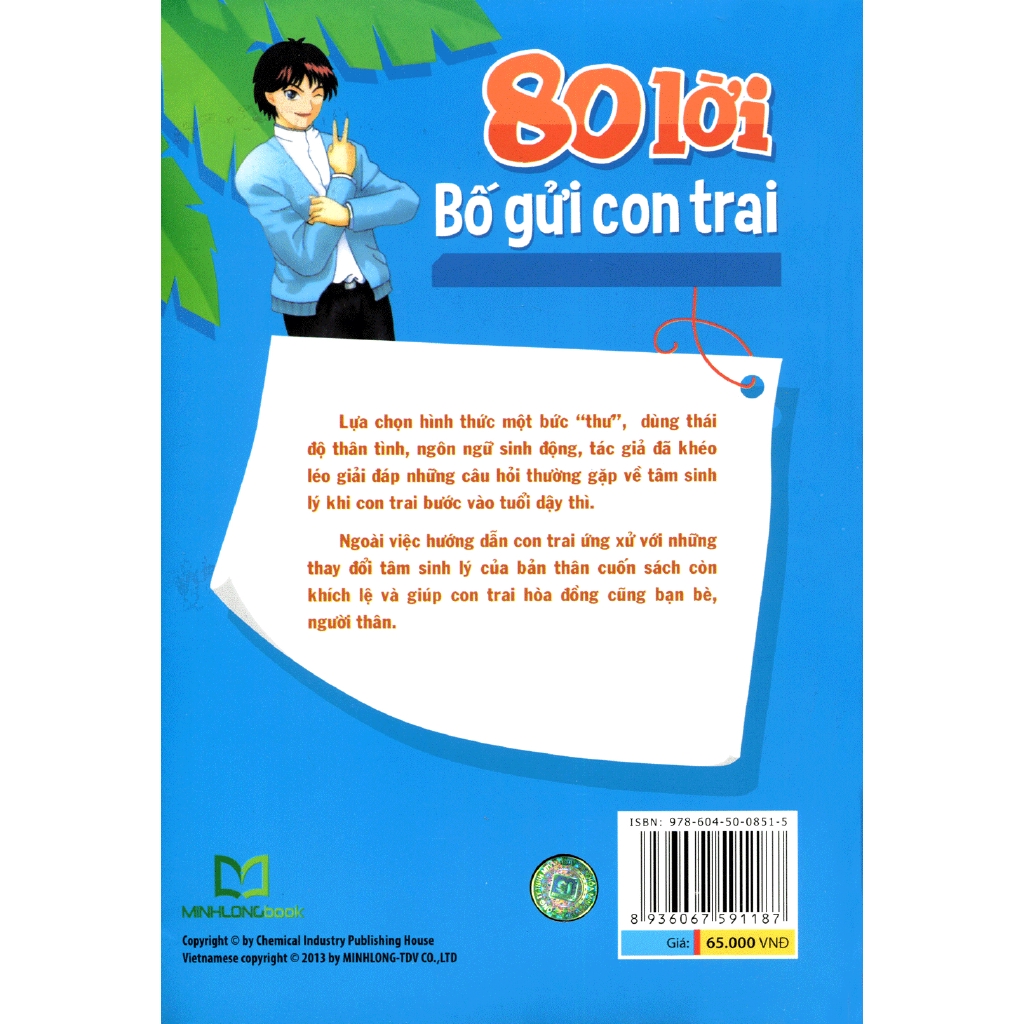 Sách - 80 Lời Bố Gửi Con Trai