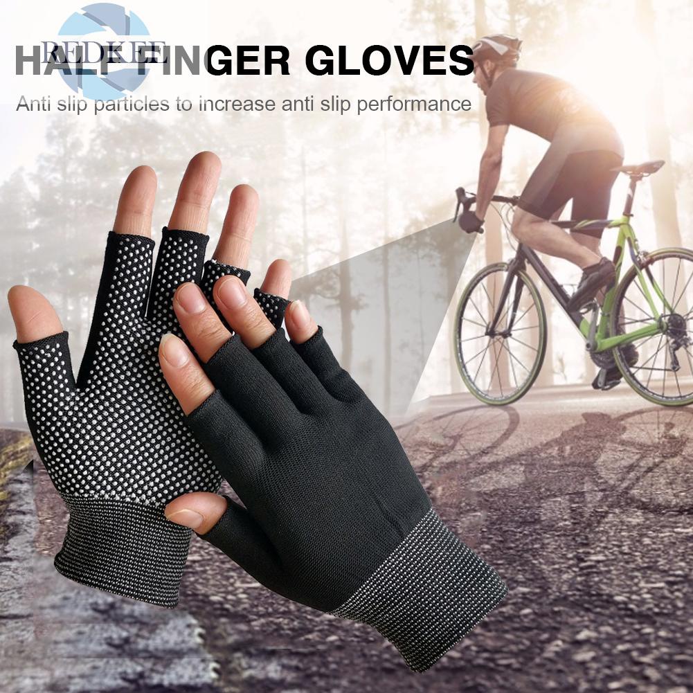 Găng Tay Lái Xe Đạp Hở Ngón Chống Trượt