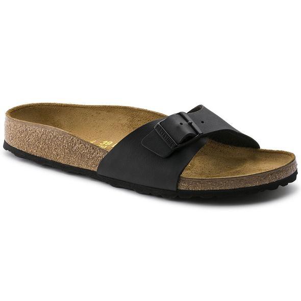 Dép Quai Ngang Nữ Birkenstock Madrid Bck040793 Màu Đen Nhám