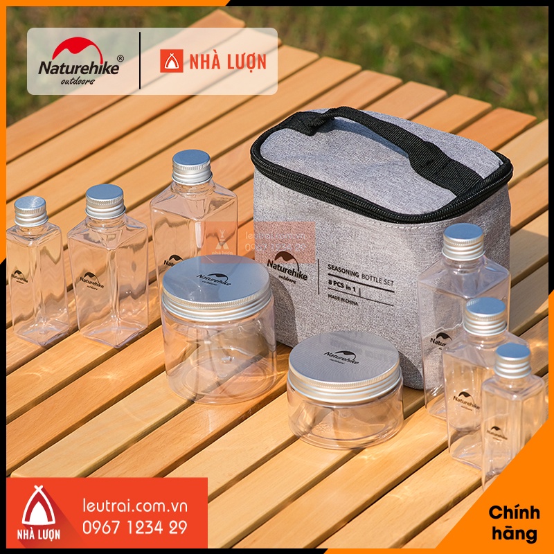 Bộ lọ đựng gia vị 8 món Naturehike NH19T002-P