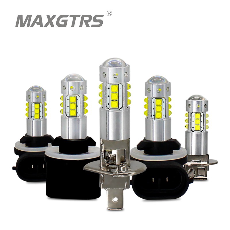 Bộ 2 Bóng Đèn Led MAXGTRS H1 H3 H27 880 881 6000k Cho Xe Ô Tô