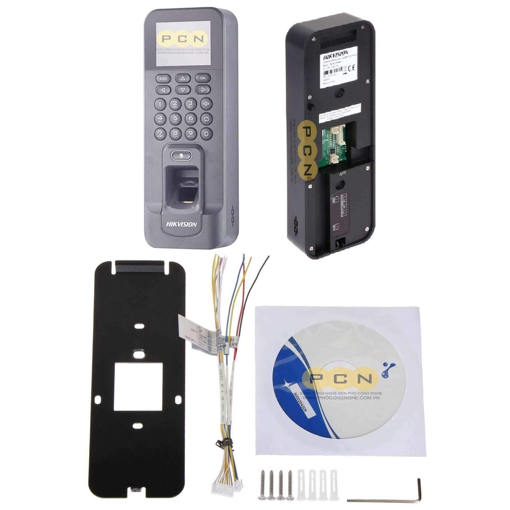 Máy chấm công vân tay HIKvision DS-K1T804MF