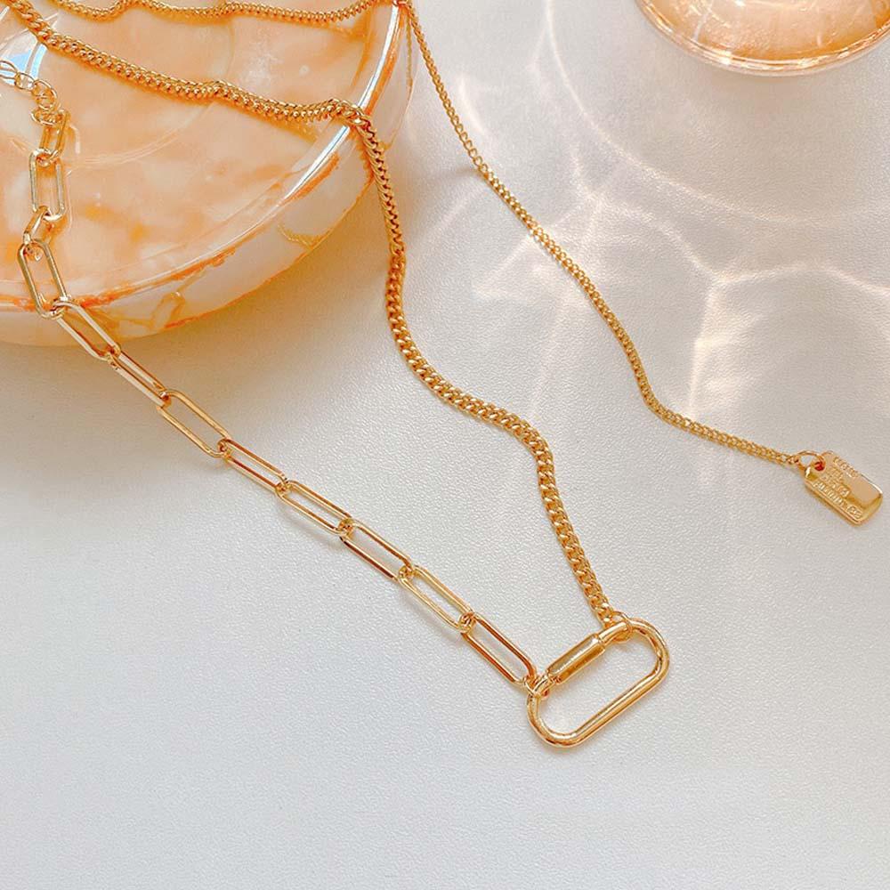 Vòng cổ Choker Mặt Hình Học Đơn Giản Phong Cách Hàn Quốc Cho Nữ