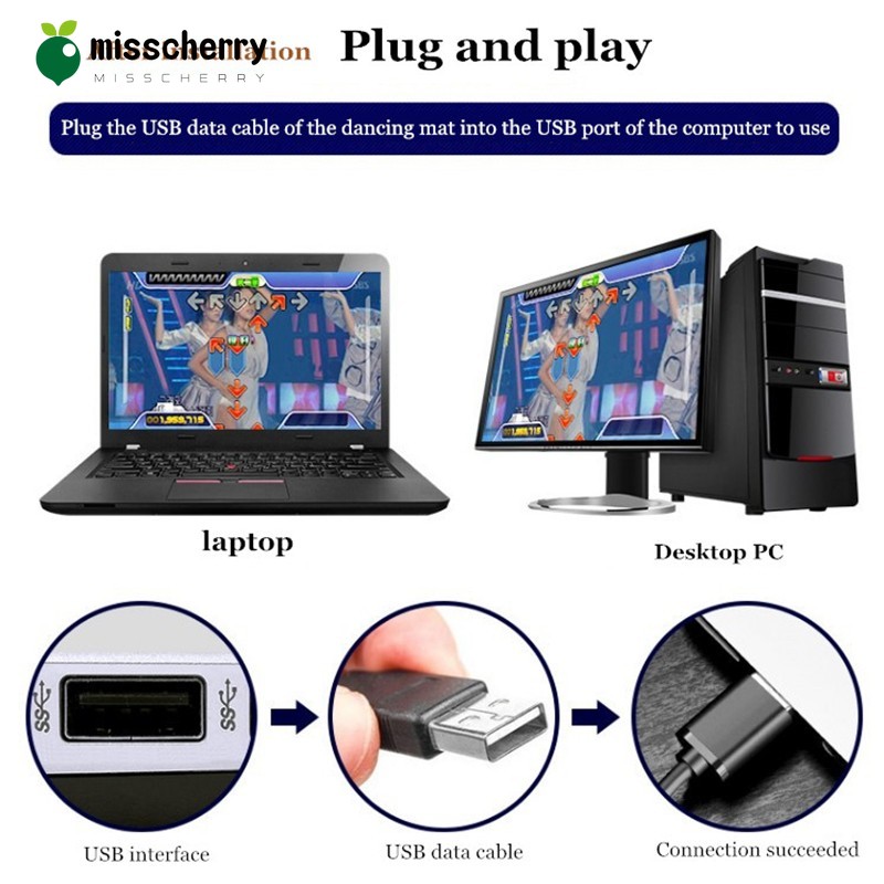 Thảm Nhảy Chơi Game Kết Nối Usb Tiện Dụng