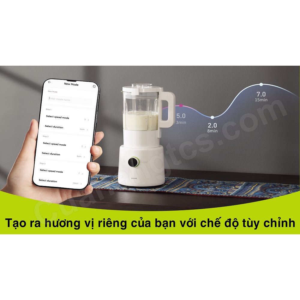 Máy xay sinh tố thông minh Xiaomi Joyami Smart Blender JDD01M - Bản quốc tế bảo hành 12 tháng