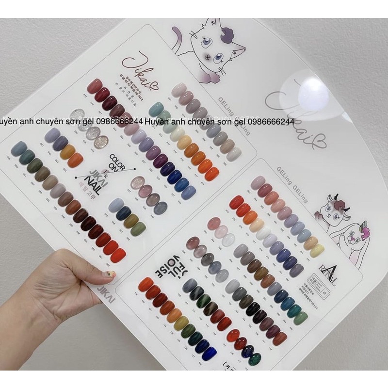 Set sơn gel Jikai