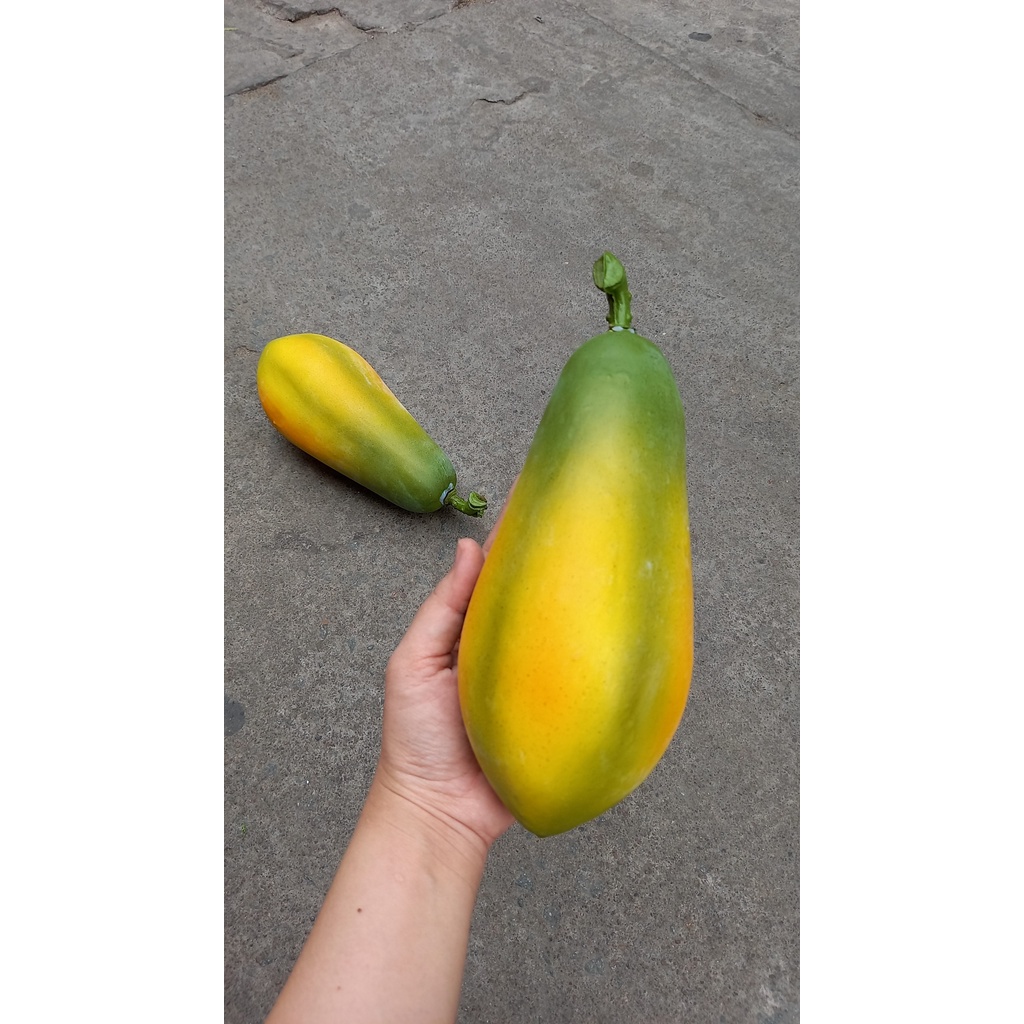 1 Trái đu đủ giả - trái cây giả - Hương Flower