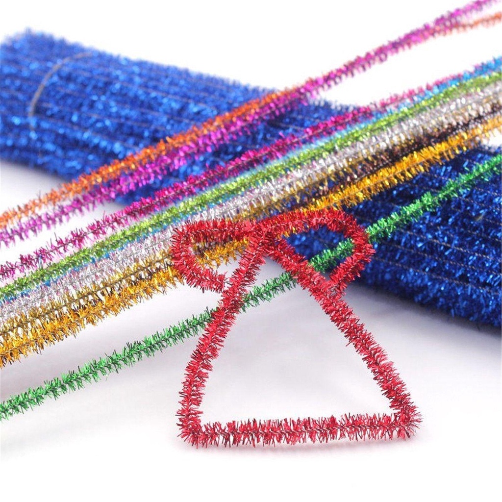 Jane Gậy Kim Tuyến Chenille Thân Len Torsion Hàng Mới
