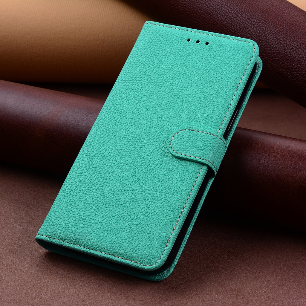 Bao Da Điện Thoại Nắp Lật Màu Trơn Có Ngăn Đựng Thẻ Cho Samsung Galaxy A54 A14 A04 A04e A11 A50 A50s A02 A30s A30 A20 A10 A31 Ốp