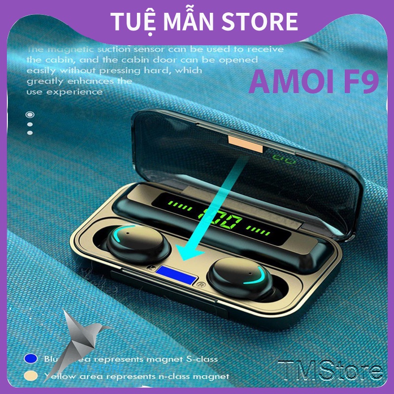 Tai Nghe Bluetooth Amoi F9 Tm Shop Không Dây True Wireless Chống Ồn Dành Cho Samsung Ip Chính Hãng Giá Rẻ