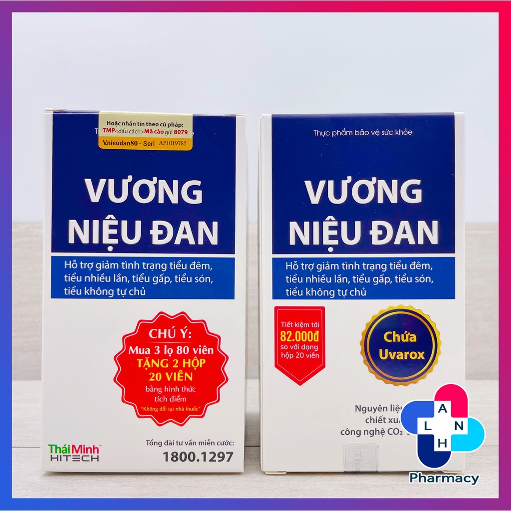 VƯƠNG NIỆU ĐAN (Lọ 80 viên) - Hỗ trợ giảm tình trạng tiểu đêm, tiểu nhiều lần.