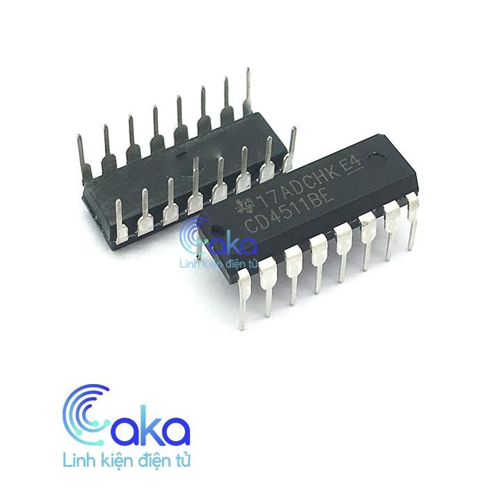 IC CD4511 7-Segment Driver IC Pinout