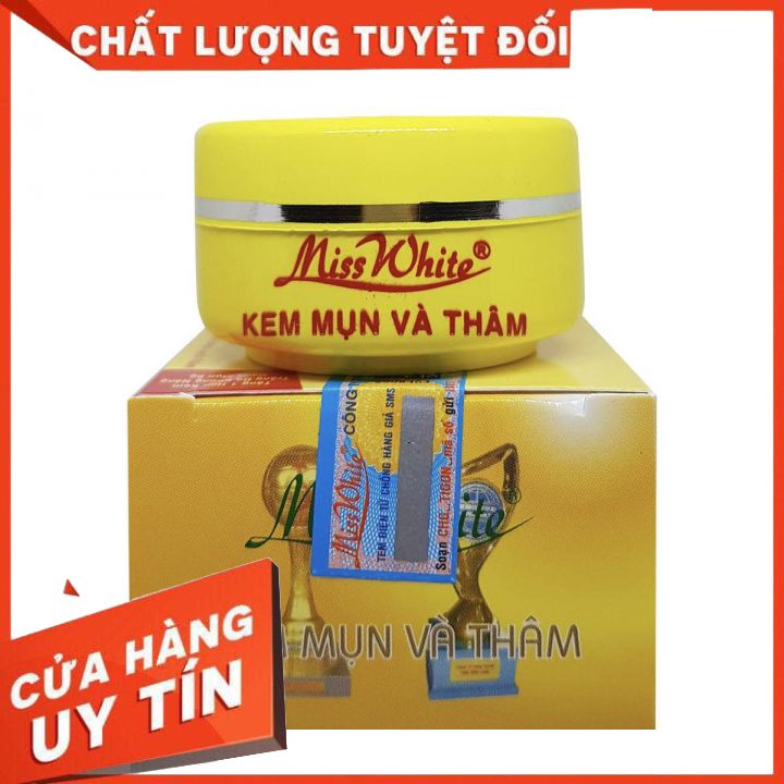 Kem mụn miss nhỏ 8g lớn 12 gr mờ thâm giảm mụn trắng da