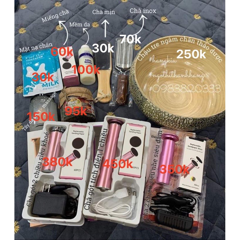 [Mã 55FMCGSALE1 giảm 10% đơn 250K] [HANGKIU] Máy chà gót 2 chiều GH99 siêu êm.