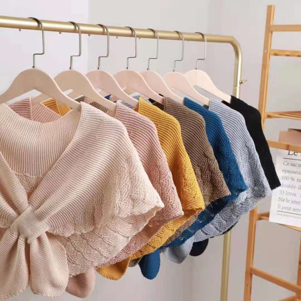 Khăn choàng cổ GAVINBROWN dệt kim họa tiết đuôi cá nhỏ nổi tiếng phong cách phương Tây mùa xuân hè