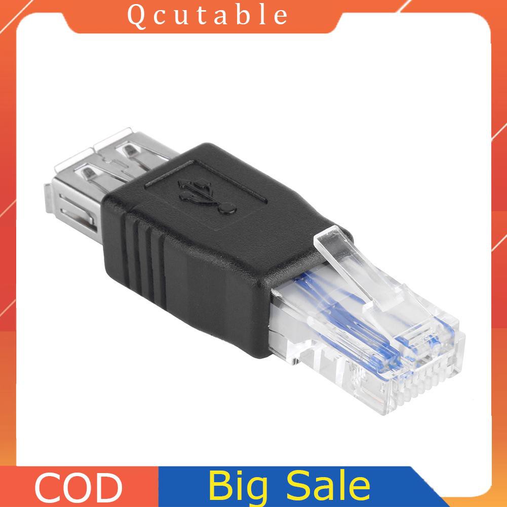 Giắc Chuyển Đổi Từ Ethernet Rj45 Male Sang Usb Female Lan Network Cable