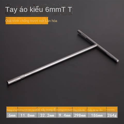 Dụng cụ sửa chữa ô tô, cờ lê ổ cắm loại T 6mm & 7mm, cờ lê lục giác mở rộng