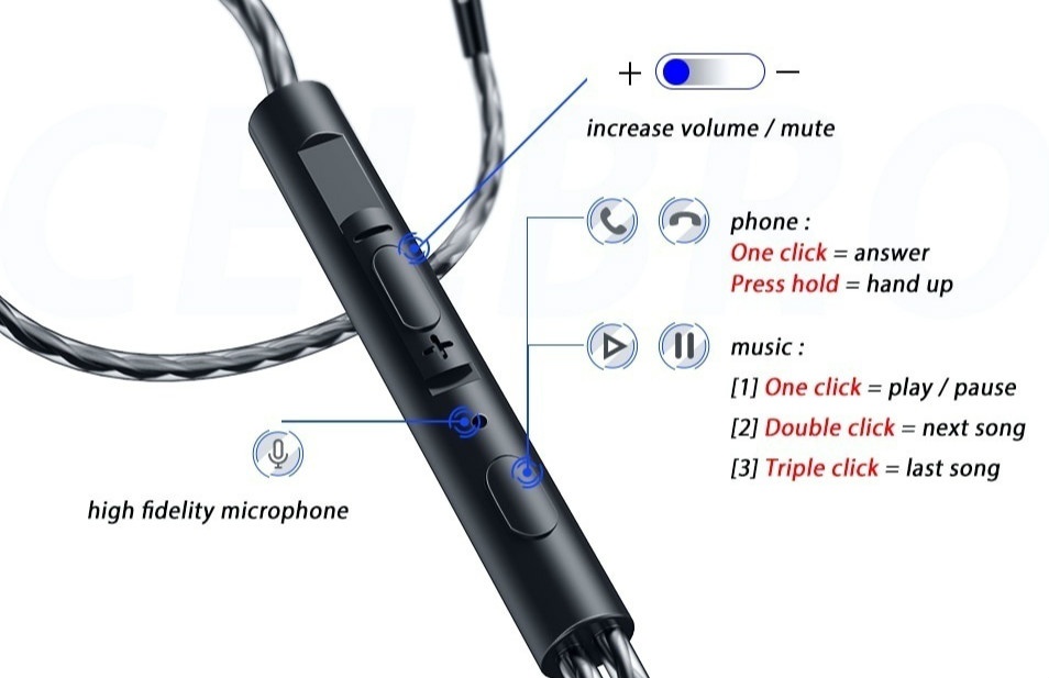 Tai Nghe Nhét Tai Có Dây Kèm Mic Mini Cho Xiaomi