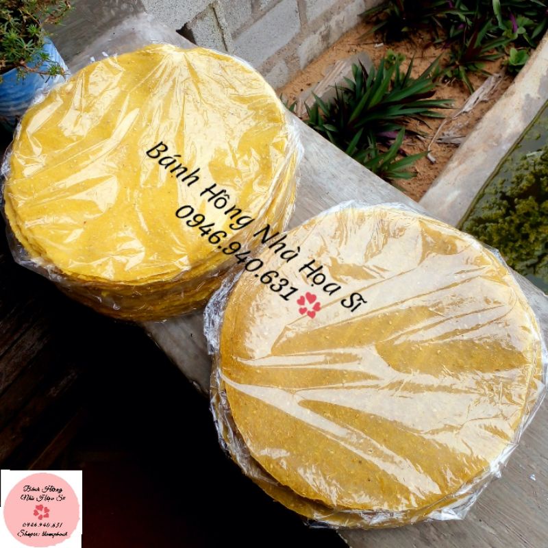 Combo SỈ 10 bịch(100 cái) Bánh tráng khoai lang sữa Bình Định.