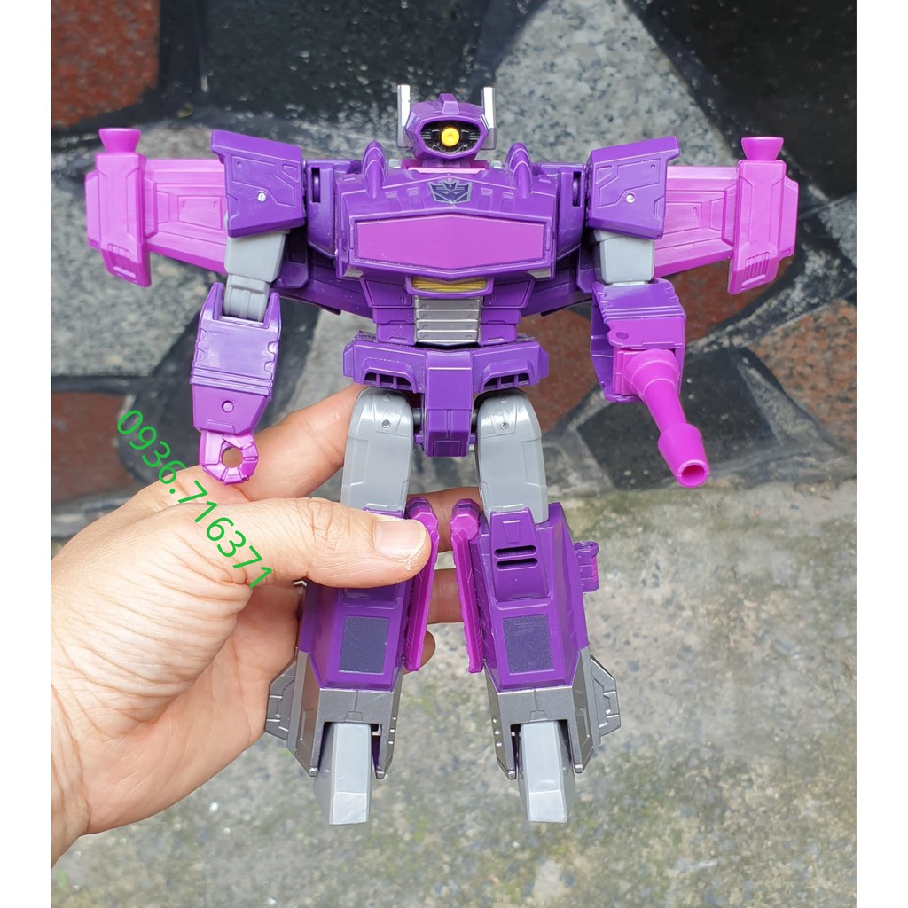 Robot biến hình Transformers Hasbro - Cyber Battalion SHOCKWAVE màu tím