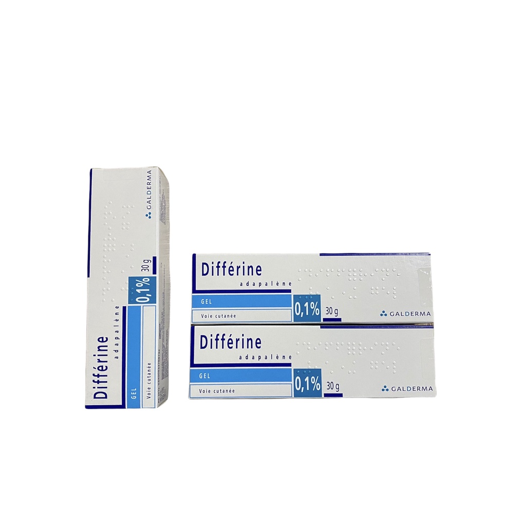 ♕❡Kem/Gel Differin Cream 30G Chính Hãng Nhập Pháp Hỗ Trợ Giảm Mụn