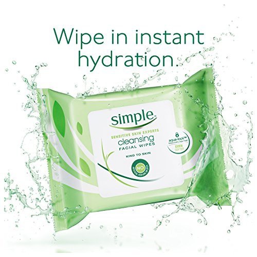 Khăn tẩy trang Simple Kind to skin Cleansing Facial Wipes 25 tờ