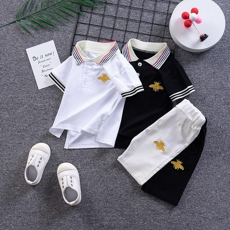Bộ Áo Thun In Hoạt Hình + Quần Ngắn Cho Bé Trai