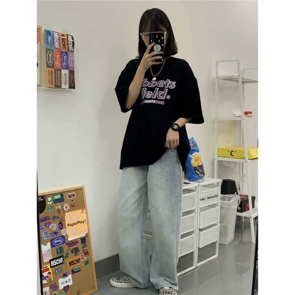 [Mã FAMARAL2 giảm 10K đơn 50K] Áo thun tay lỡ form rộng Field unisex Neko.sg ATL241
