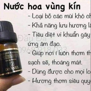 Nước hoa vùng kín siêu thơm
