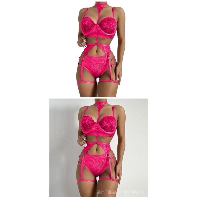 Set Đồ Lót Ren Plus Size Quyến Rũ Cho Nữ