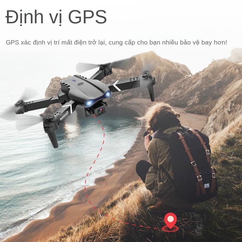 UAV Máy bay điều khiển từ xa chuyên nghiệp 6K HD gấp bốn trục bay, trực thăng, đồ chơi mô hình cho trẻ em