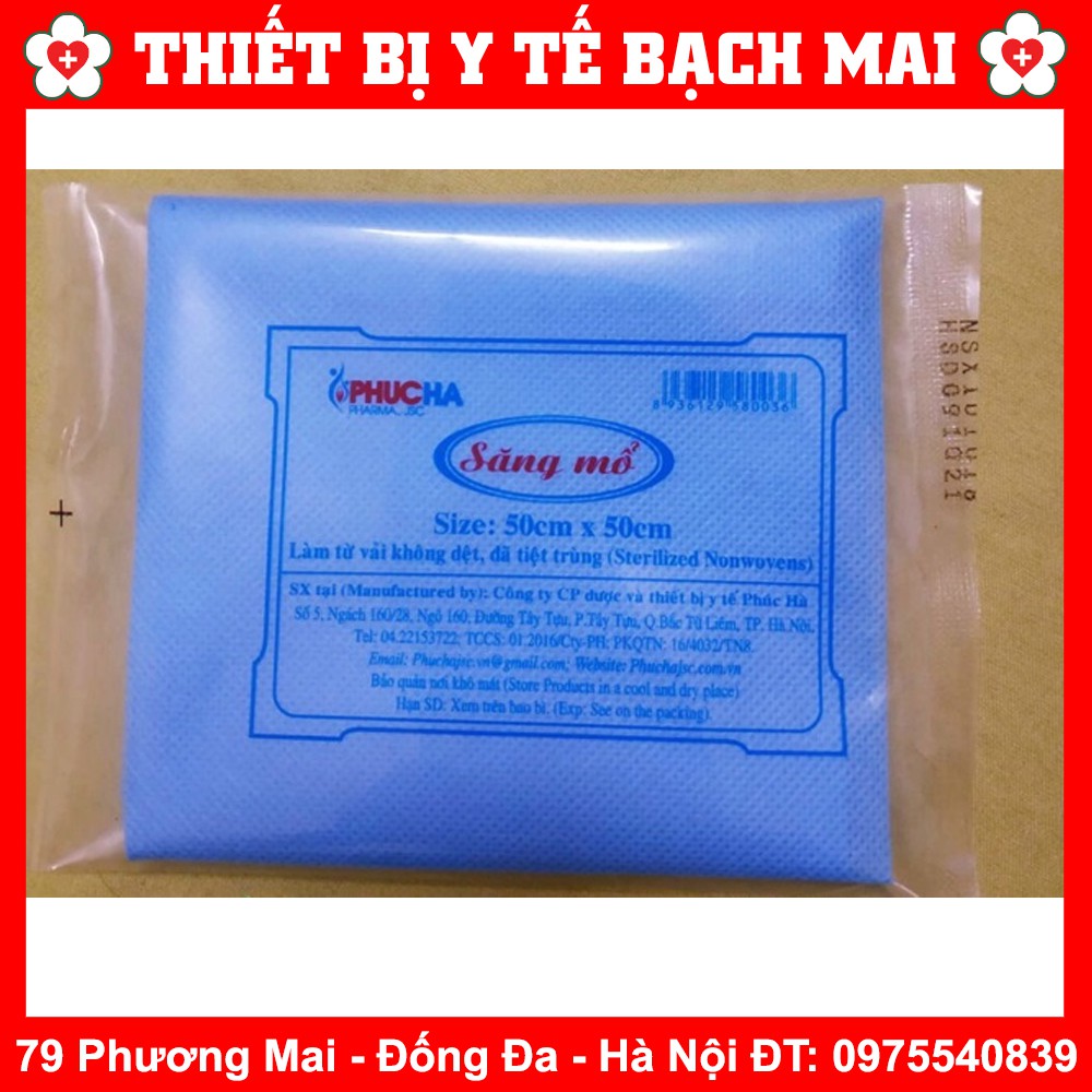 SĂNG MỔ CÓ LỖ VÀ KHÔNG LỖ 50X50CM