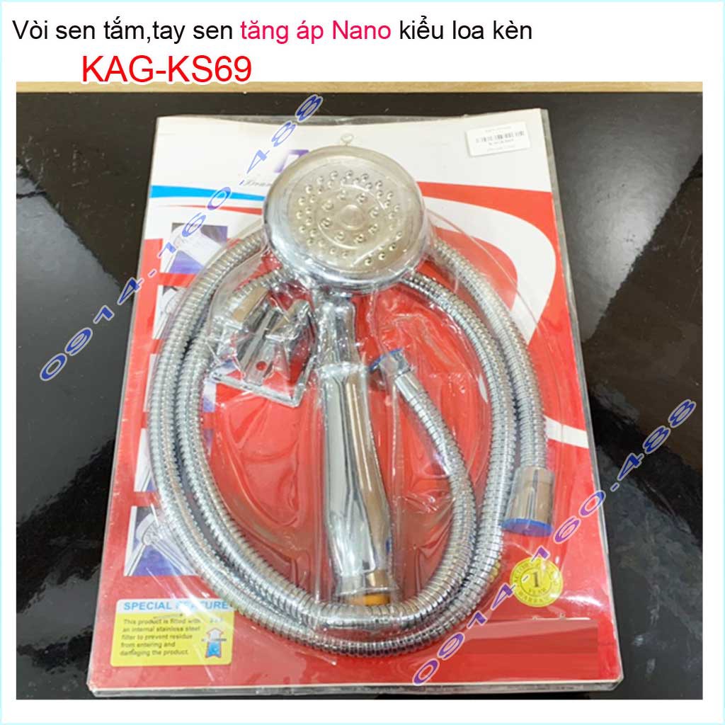 Vòi sen tắm, tay sen + dây sen tắm, vòi hoa sen Kace KAG-KS69