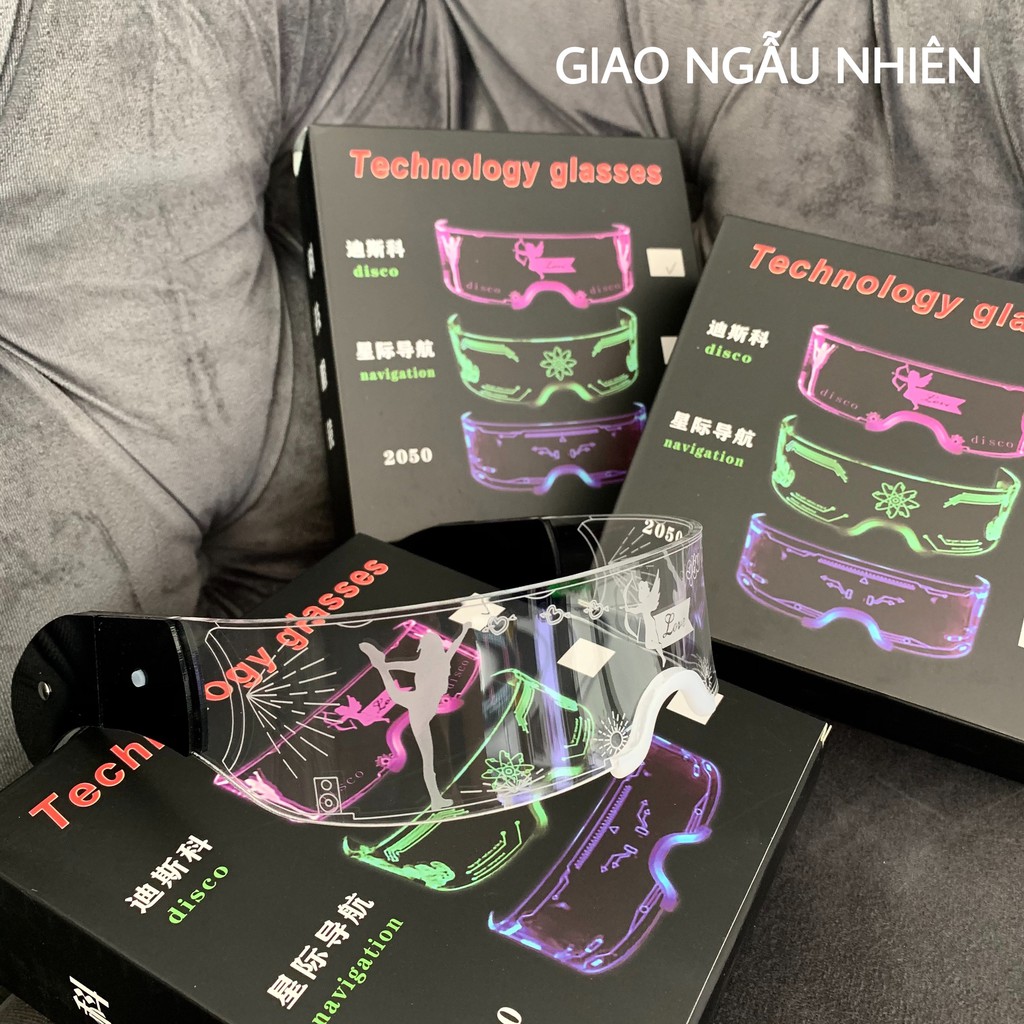🕶 MẮT KÍNH ĐÈN LED 3D HÀNG LOẠI 1 & QUẠT ĐÈN LED - HOT TIK TOK COOL NGẦU