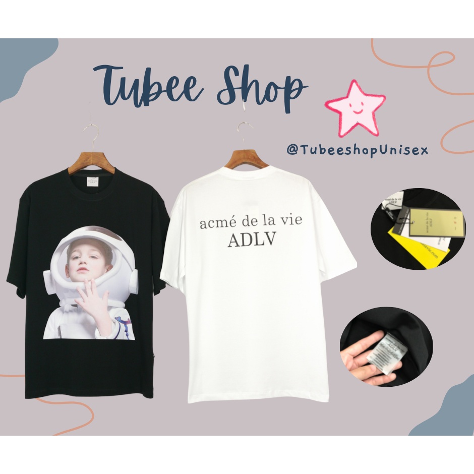 Áo thun ADLV full tag bịch check được code, áo phông ADLV cậu bé phi hành gia nam nữ Tubee shop