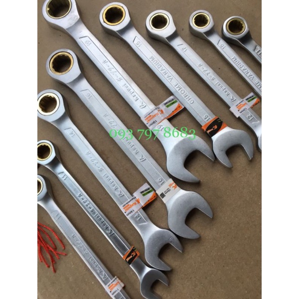 Cờ Lê Vòng Miệng Tự Động Kapusi Nhiều Side, Thép CR-V