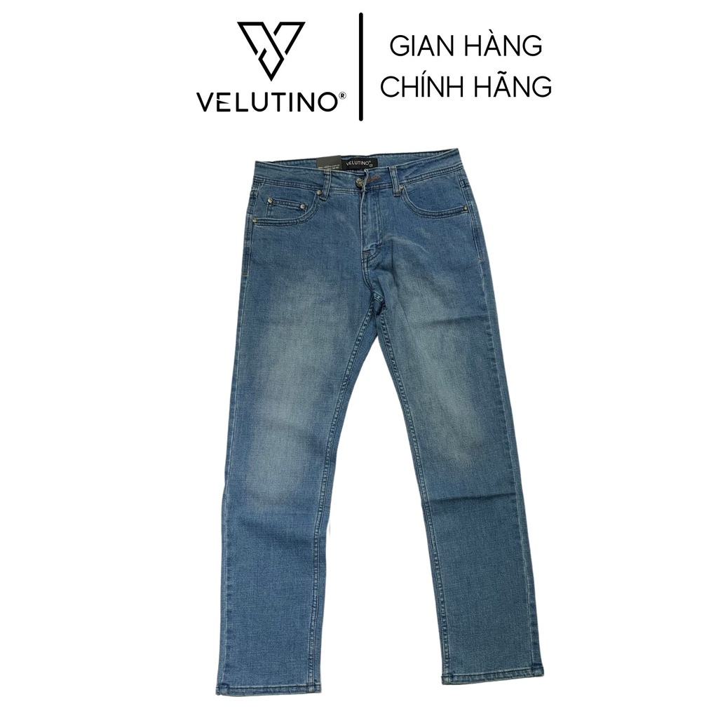 Quần jeans nam Velutino cotton co giãn trẻ trung nam tính đen/xanh nhạt/xanh đậm