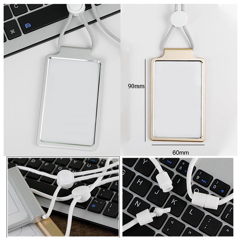Dây Đeo Thẻ Bằng Hợp Kim Nhôm 9X6X1Cm Có Thể Điều Chỉnh