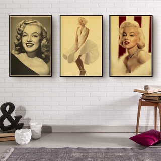 Poster Marilyn Monroe phong cách vintage