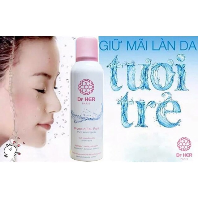 Xịt khoáng Dr Her 150ml Pháp | BigBuy360 - bigbuy360.vn