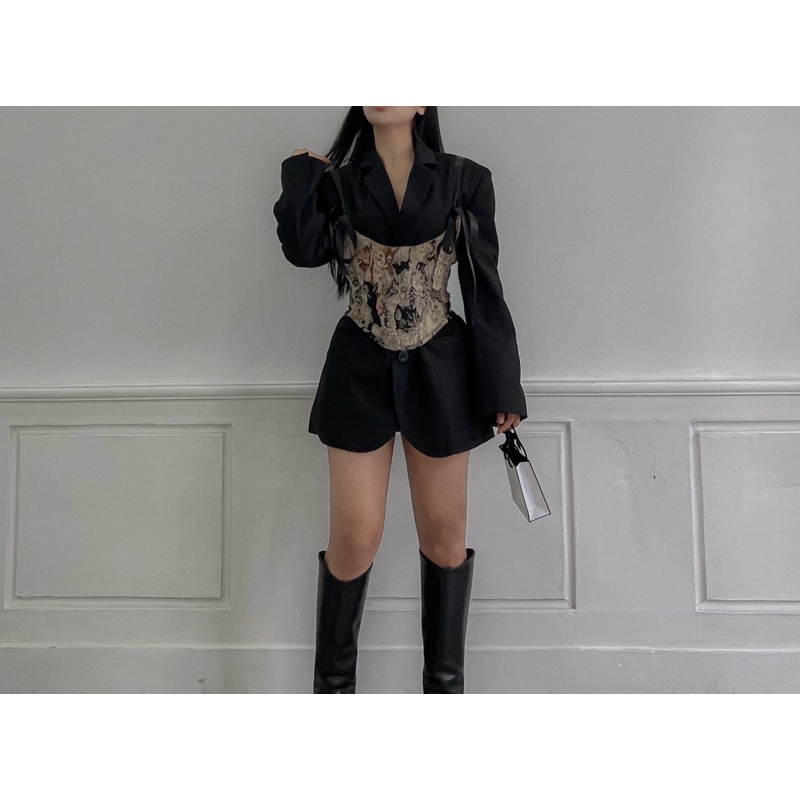 Áo Corset Cat