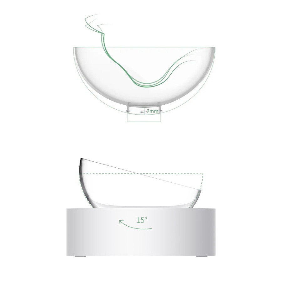 Xiaomi Youpin Tô đựng thức ăn một ngăn/ hai ngăn Petkit có thể điều chỉnh được tiện lợi dành cho thú cưng