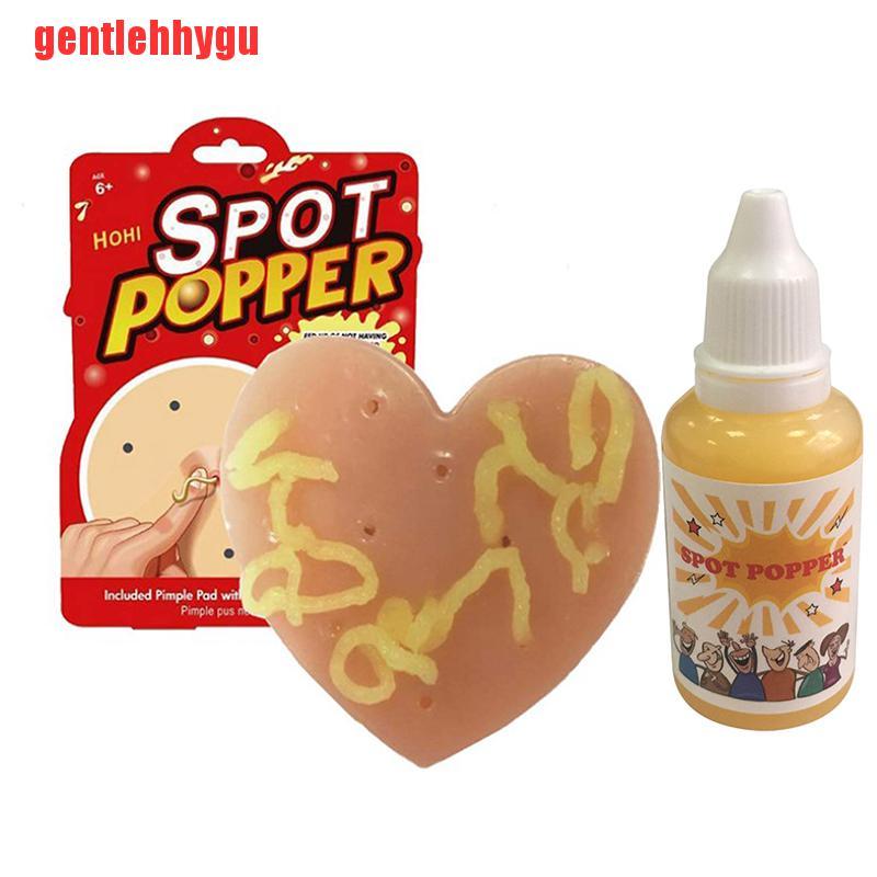 [gentlehhygu]Heart Shape Funny Squishy Pimple Remover Squeeze Toys With Refillable Pimple Toy