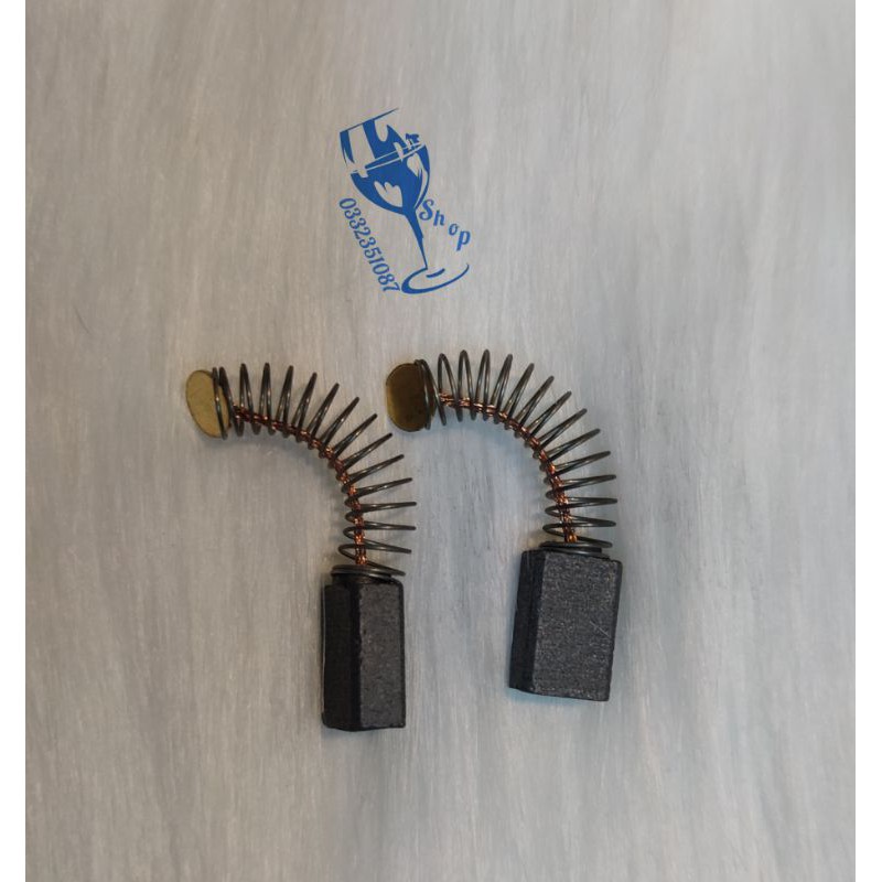 Carbon 5x8x12(51M) ( 1 đôi) - chổi than máy khoan hàng đẹp, than mềm