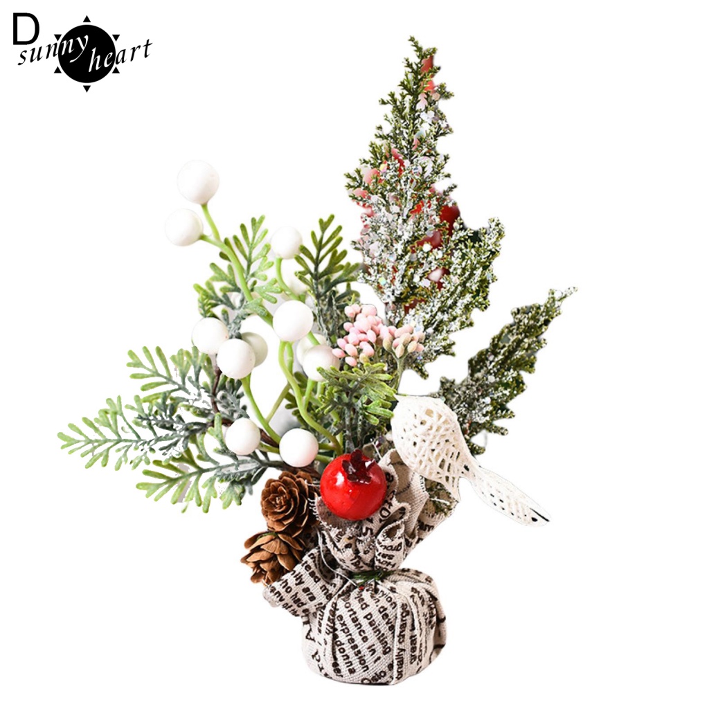 Cây Thông Mini Để Bàn Trang Trí Giáng Sinh