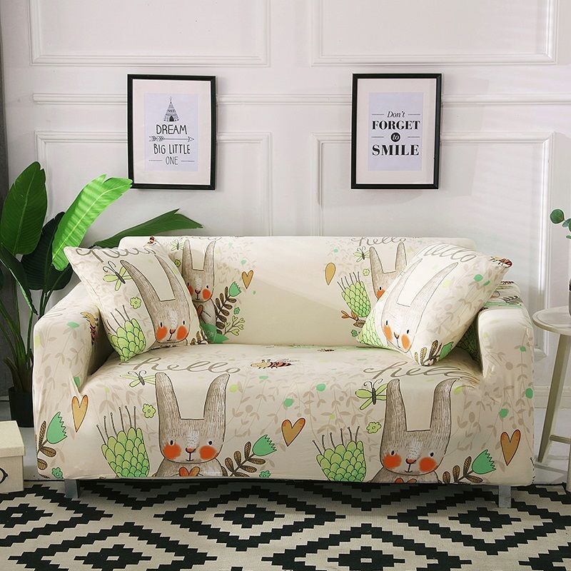 Ghế Sofa đàn Hồi Bọc Ghế Sofa Lười Bọc Bảo Vệ Ghế Sofa Chống Trượt Bắc Âu Bao Gồm Tất Cả Các Vật Liệu Phủ Ghế Sofa Chống Trượt 1/2/3/4 Người Bọc Ghế Sofa Phổ Thông