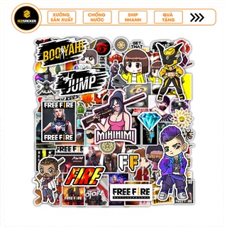 Sticker Game FreeFire Dán Laptop , Ván Trượt