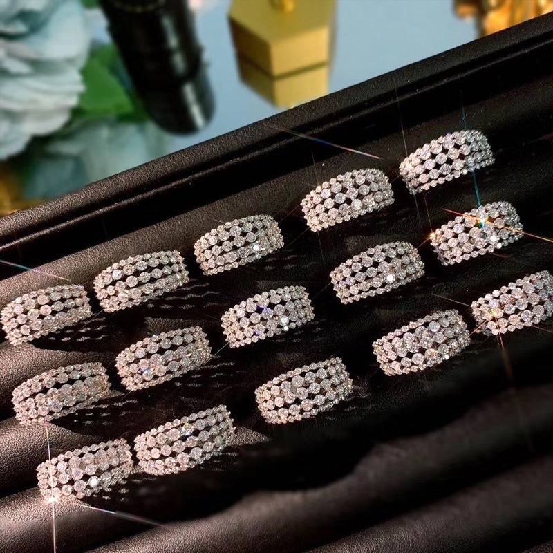 [Bán buôn] Nhẫn kim loại thiết kế đơn giản và sành điệu