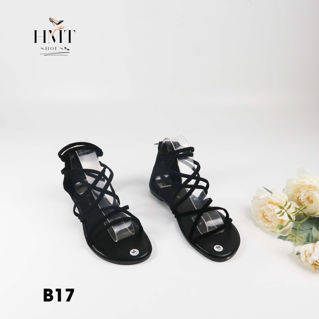 Sandal chiến binh vải nhung HMTShoes B17