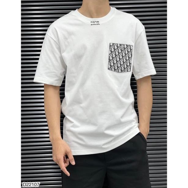 [Sẵn hàng] Áo Phông Nam Túi Thêu Logo DIO Siêu Đẹp - Áo Thun Nam DIO Cao Cấp